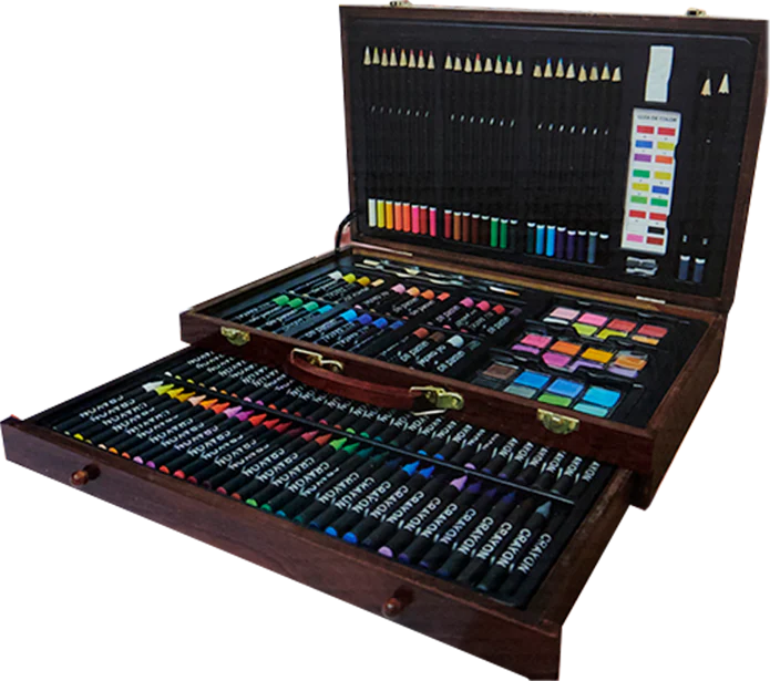 Makr Mixed Media Art Set With Cary Case, 140pce