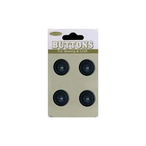 Sullivans Plastic Button, Navy- 14 mm