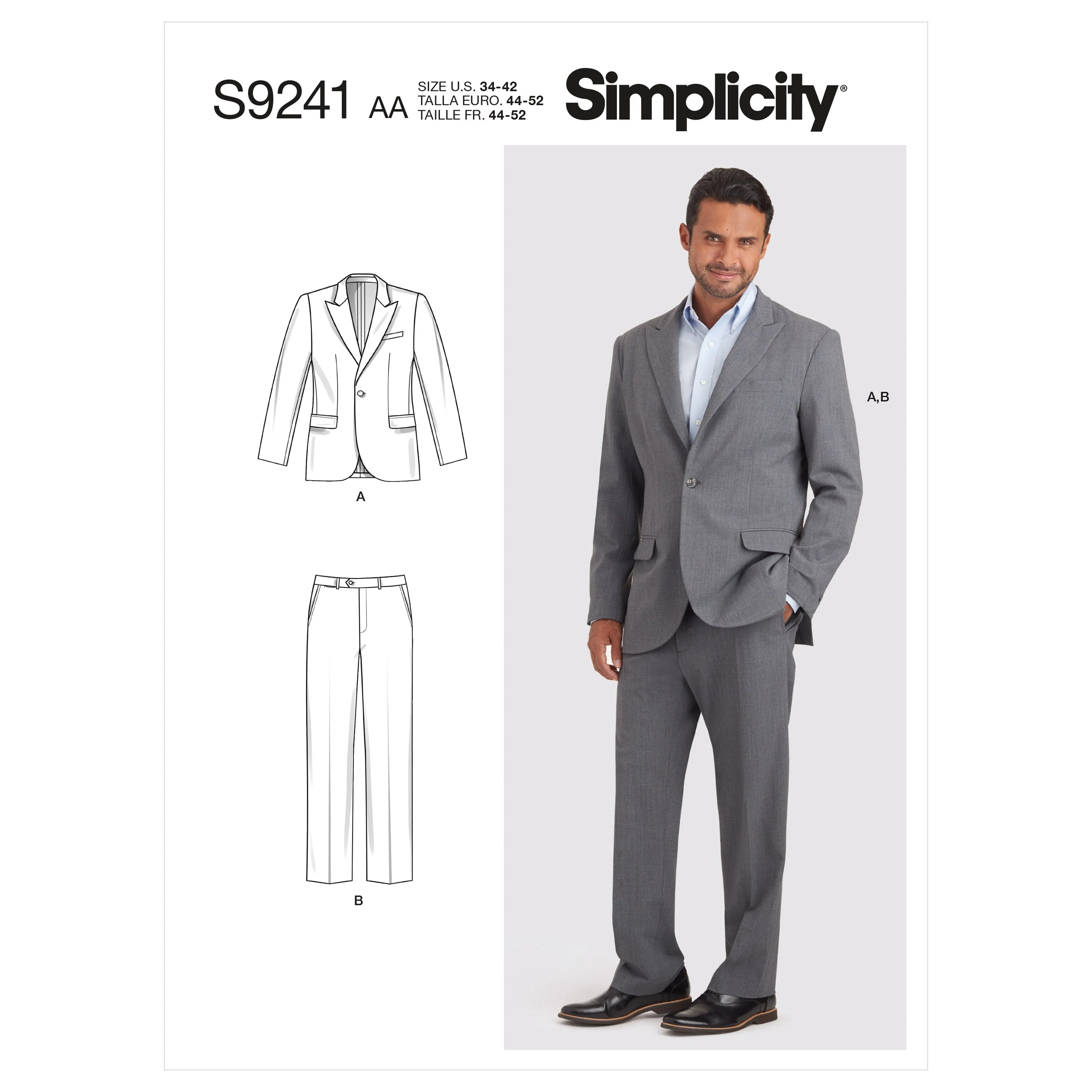 Simplicity Pattern 9241 Men