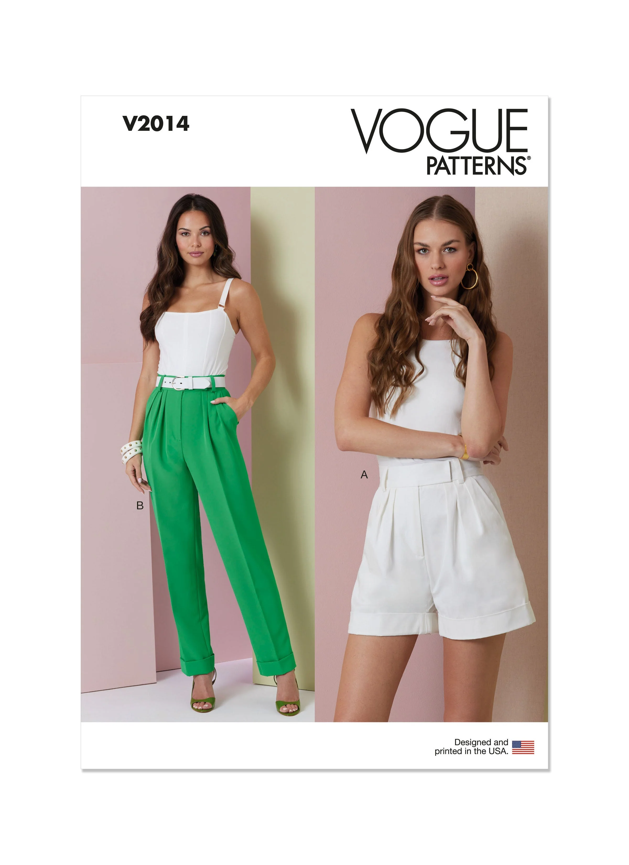 Vogue Pattern V2014 Misses