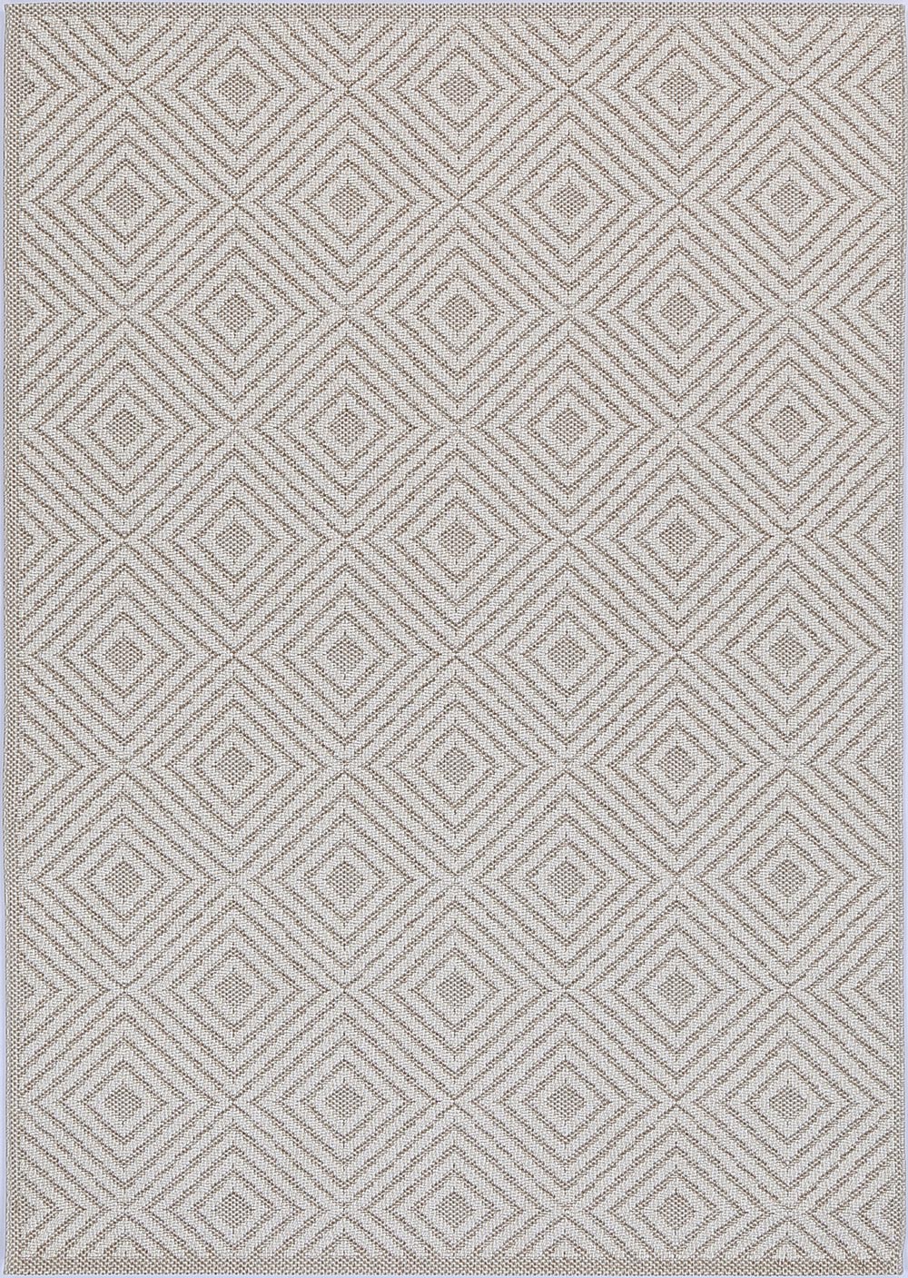 Liro Wickham Beige Geometric Flatweave Rug