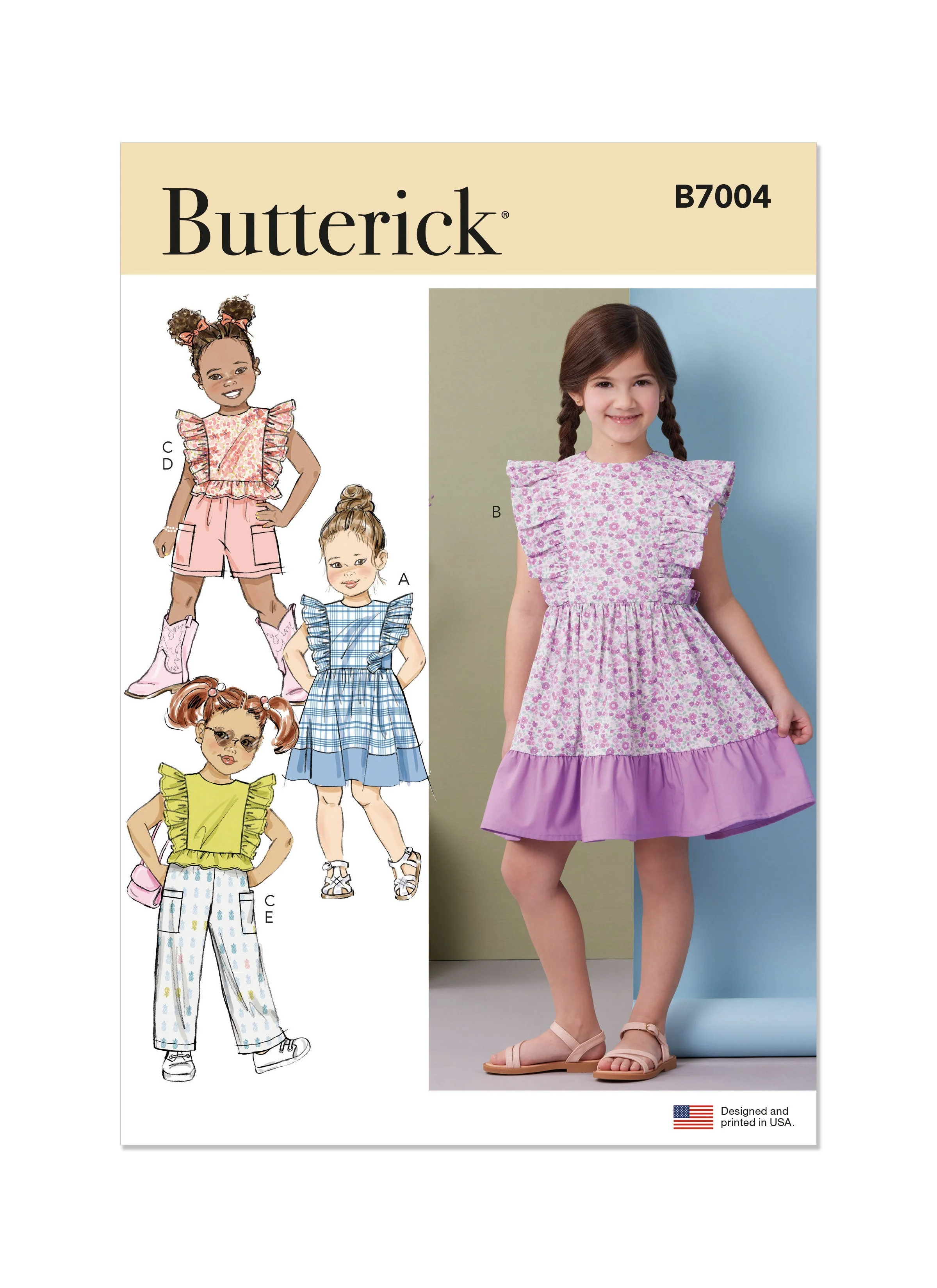Butterick Pattern B7004 Children