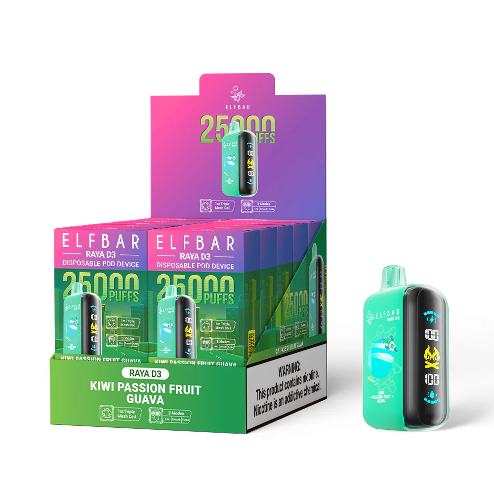 ELFBAR RAYA D3 wegwerpvape (alle smaken)