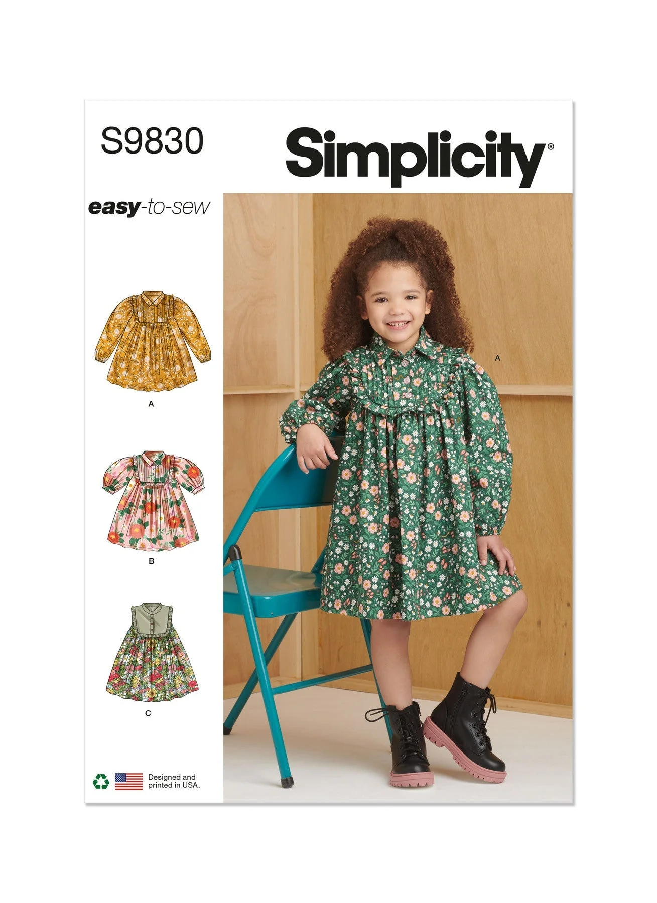 Simplicity Pattern S9830 Children