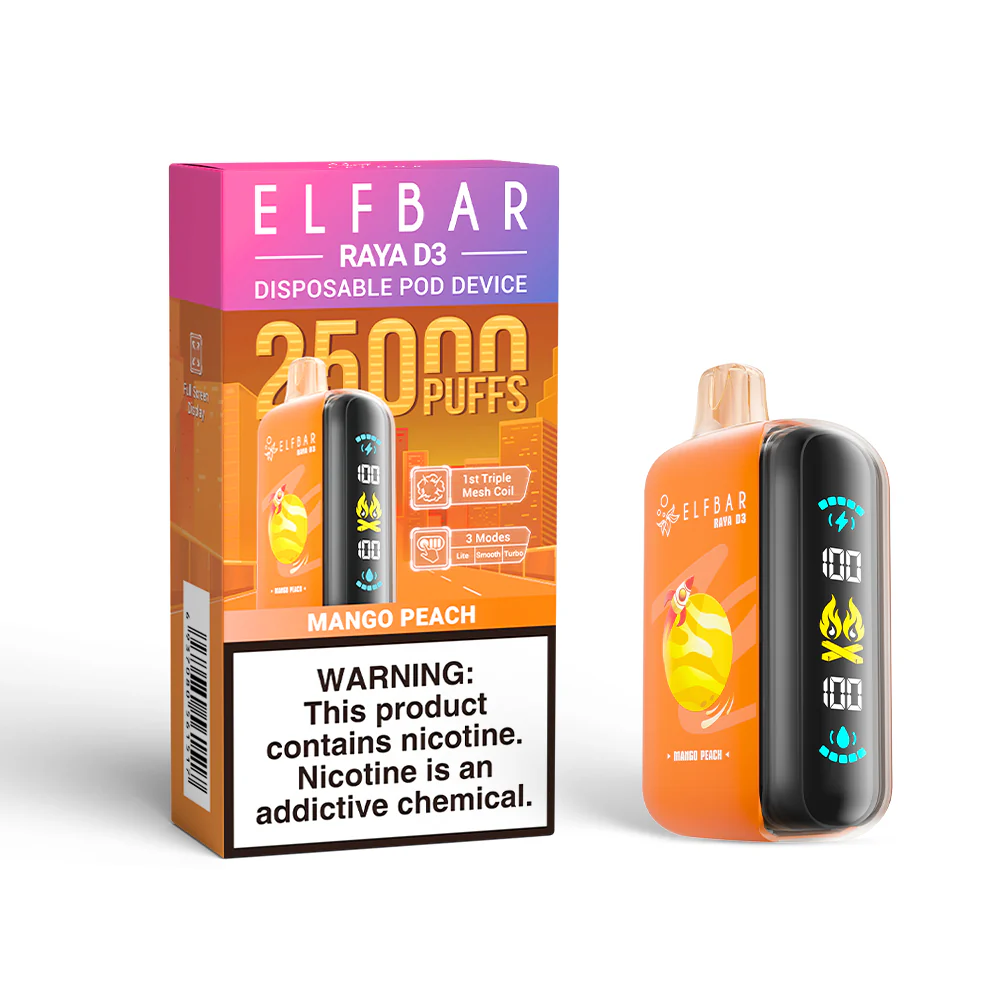 ELFBAR RAYA D3 wegwerpvape (alle smaken)