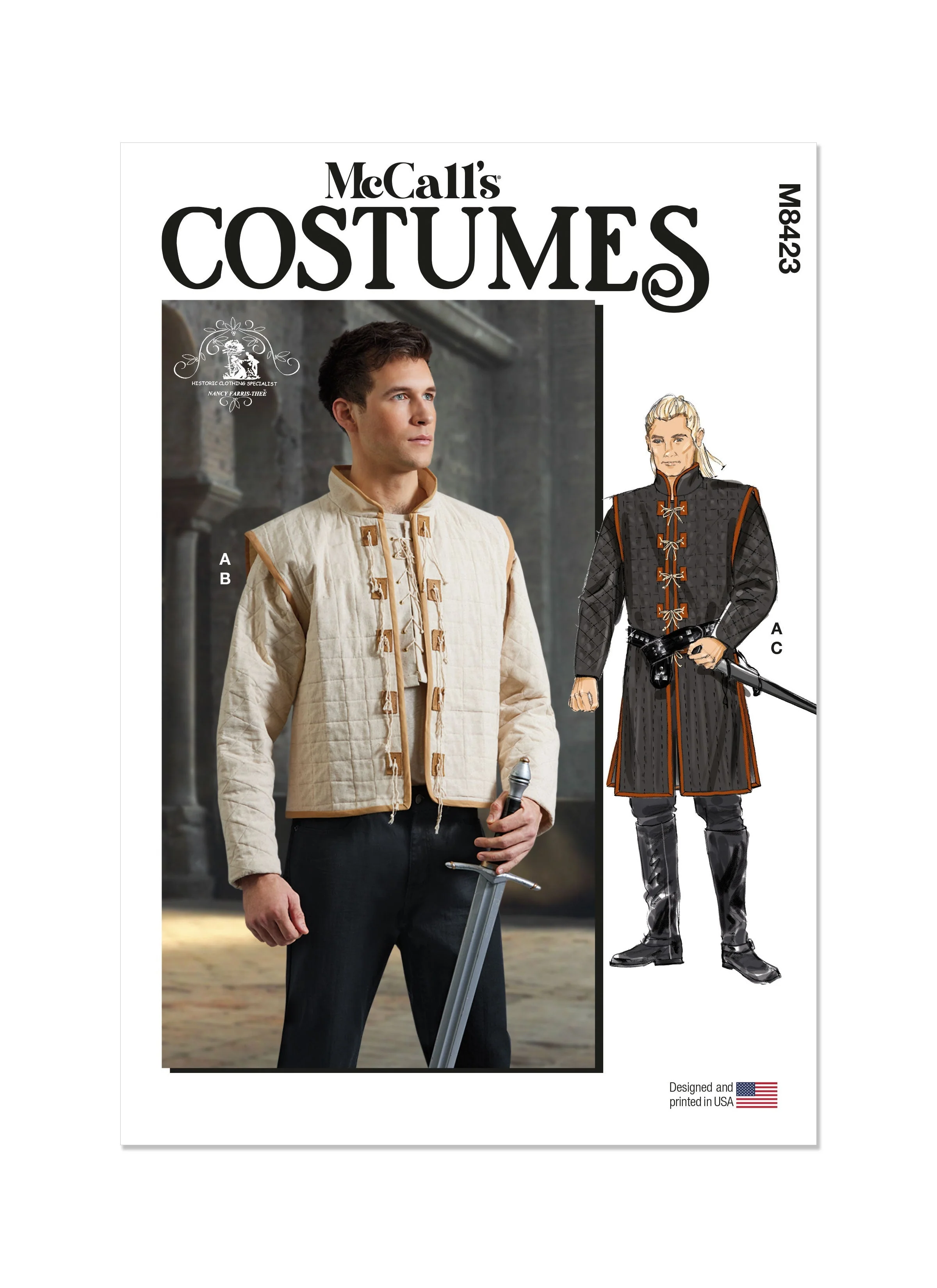KnowMe Pattern M8423 Men/Boy Costume