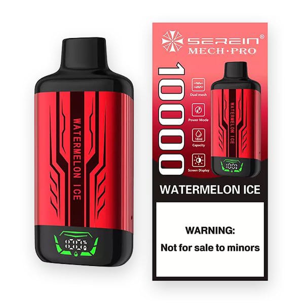 SEREIN MECH-PRO 10000 Puffs Watermelon Ice - VAPE WAREHOUSE -