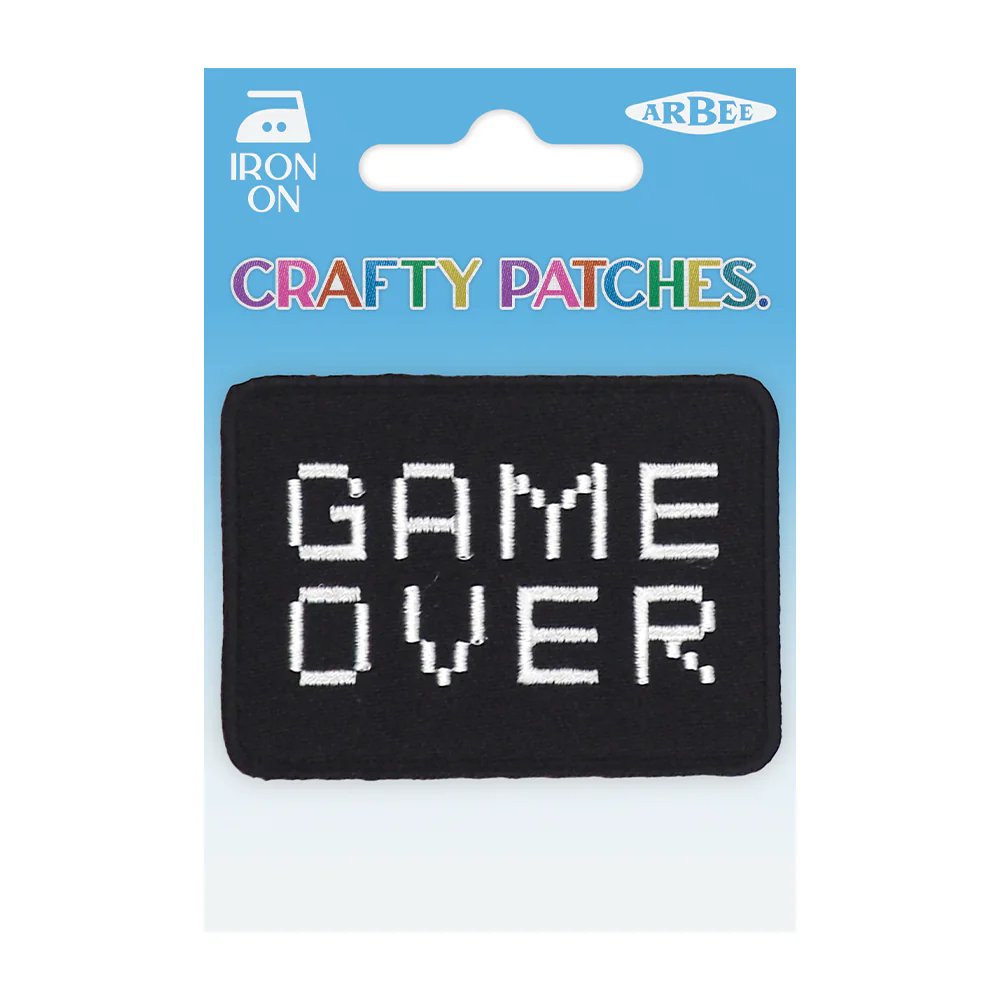 Arbee Crafty Patch, Game Over- 1pc
