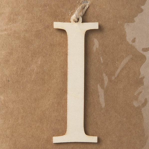 I Large Plywood Letter- 8cm