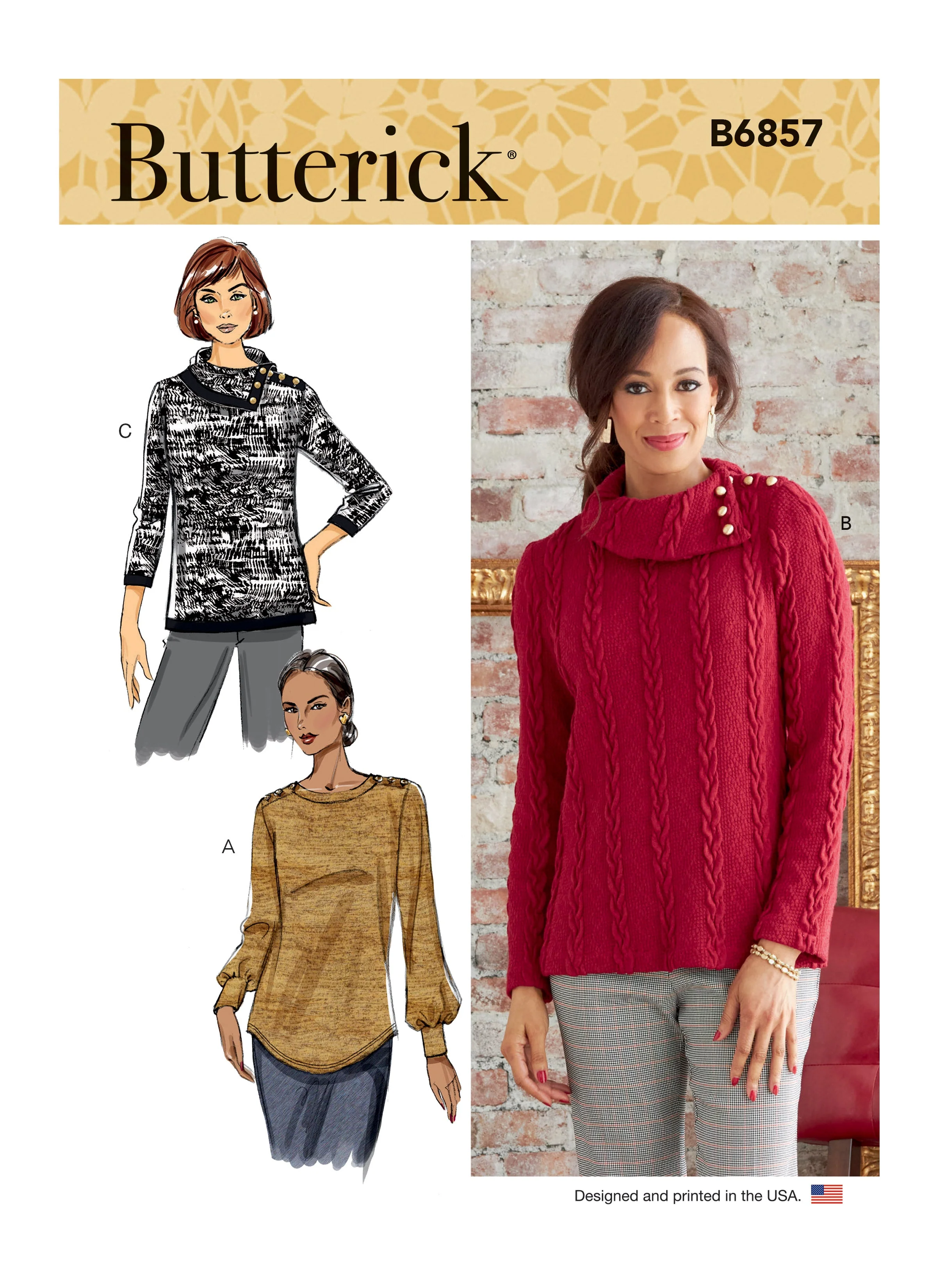 Butterick Pattern B6857 Misses
