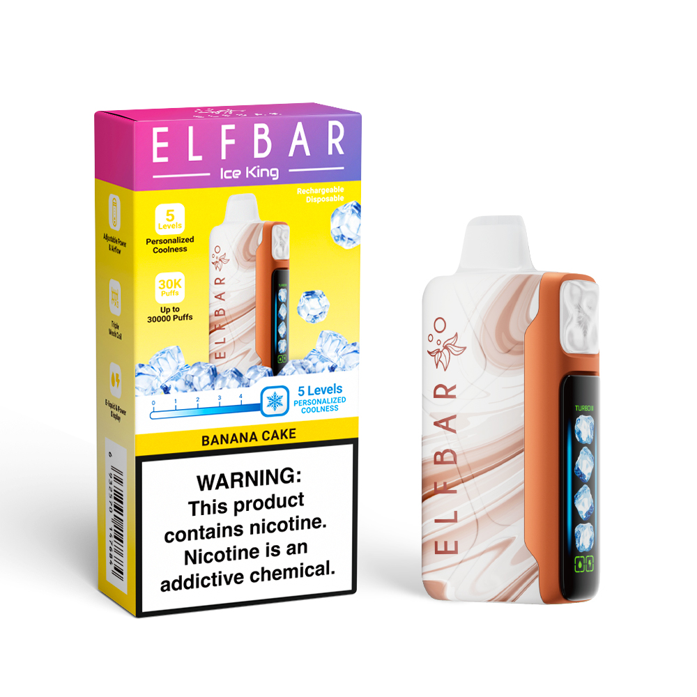 ELF BAR ICE KING 30K oplaadbare wegwerpvape (alle smaken)