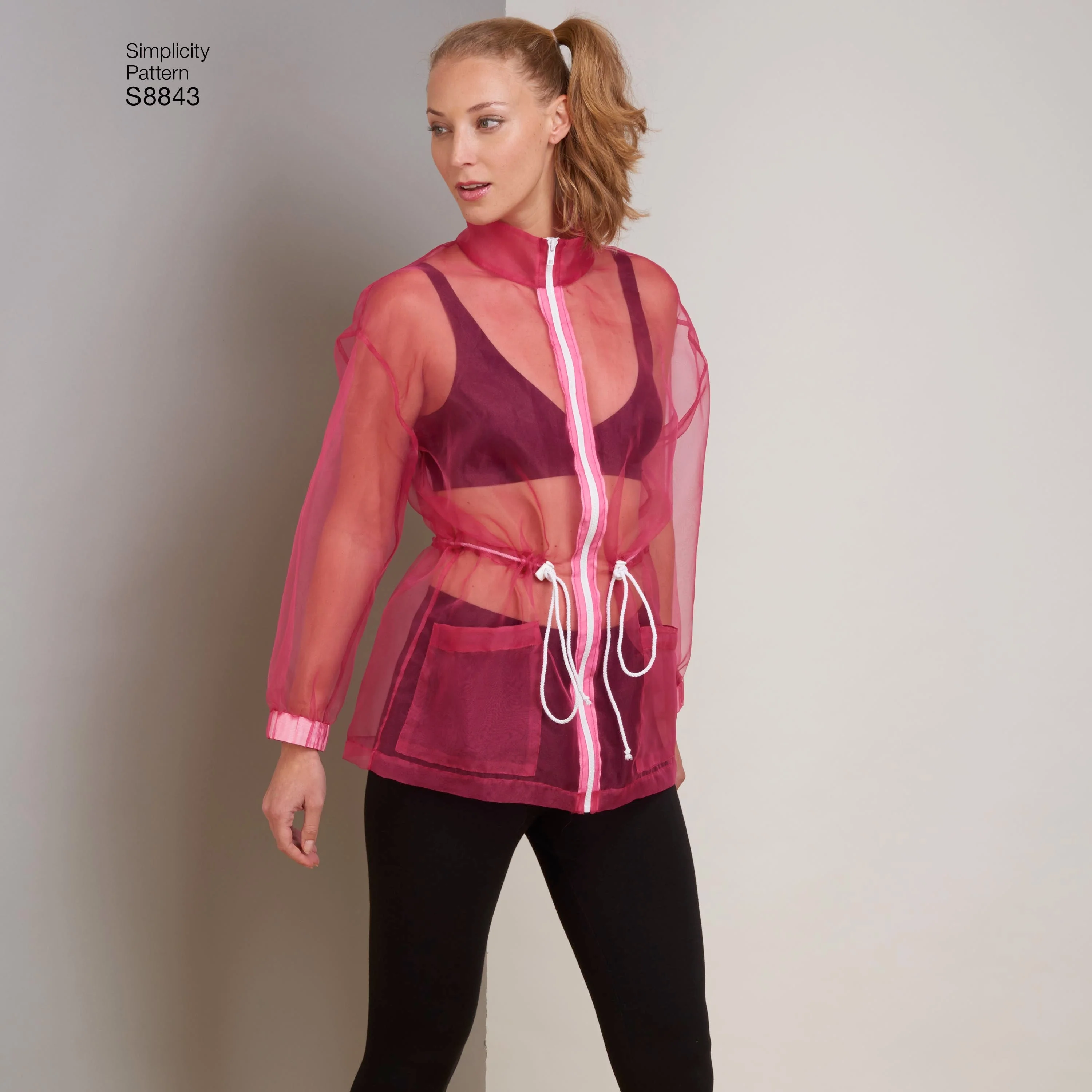 Simplicity Pattern 8843 Misses' Anorak Jacket