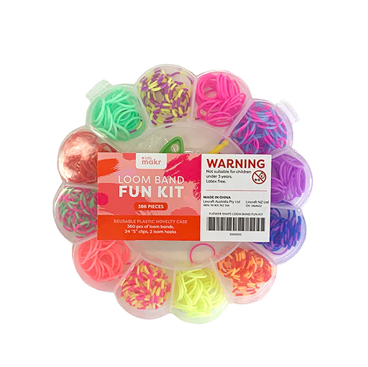 Little Makr Rainbow Bands Flower, Multi- 386pc