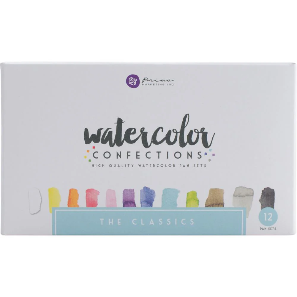 Prima Watercolor Confections Watercolor Pan, 12pk