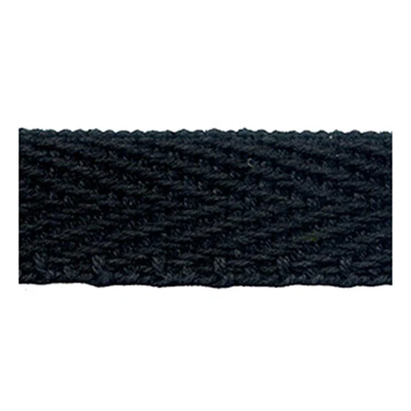 Sullivans Webbing Cotton, Black- 15mm