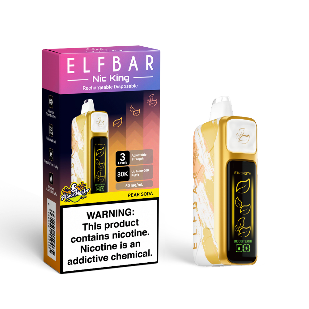 ELFBAR NIC KING 30K oplaadbare wegwerpvape (alle smaken)