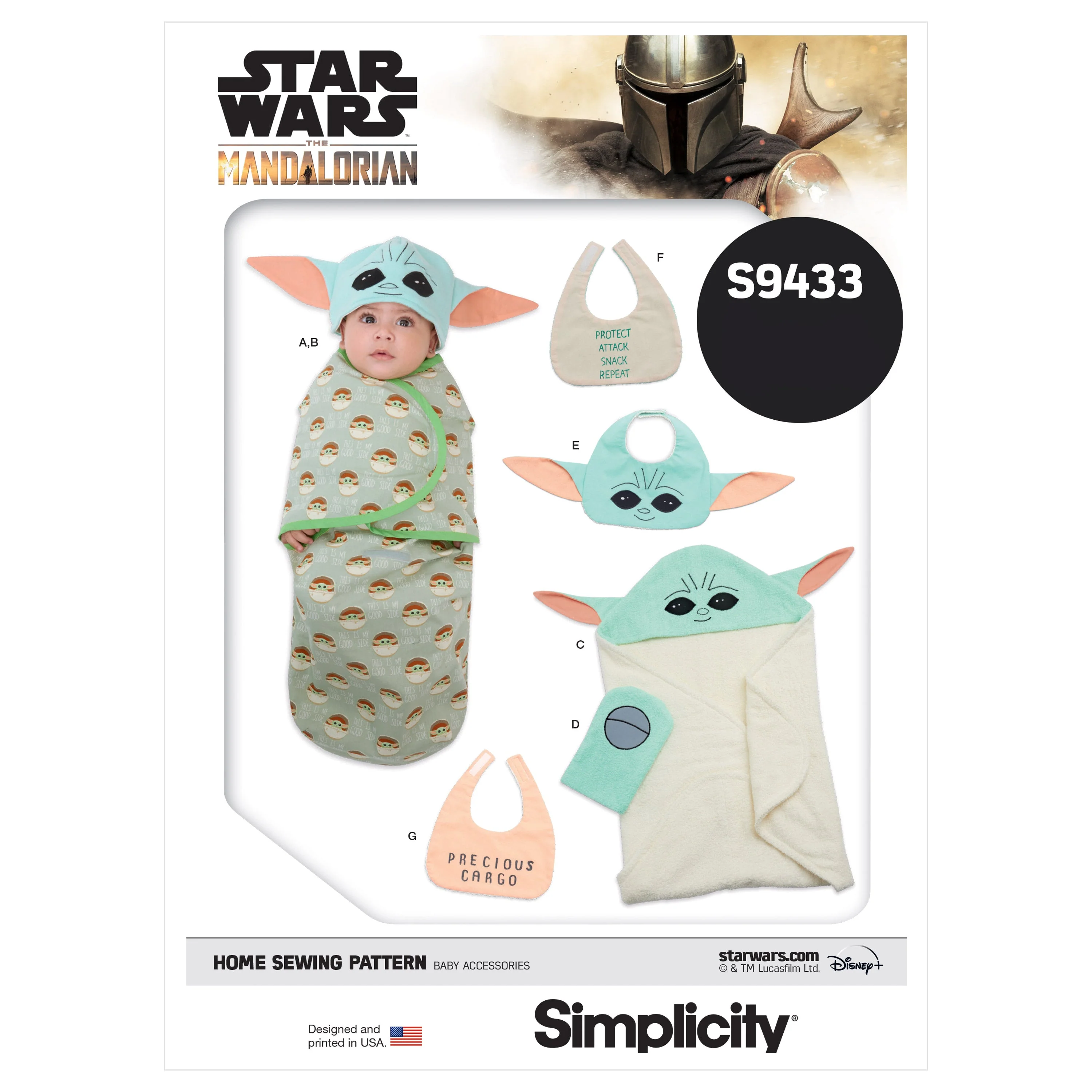 Simplicity Pattern S9433 Baby Accessories