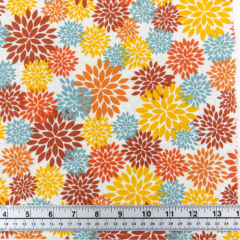 Print Craft & Quilting Fabric, Flower Petals- Width 110cm