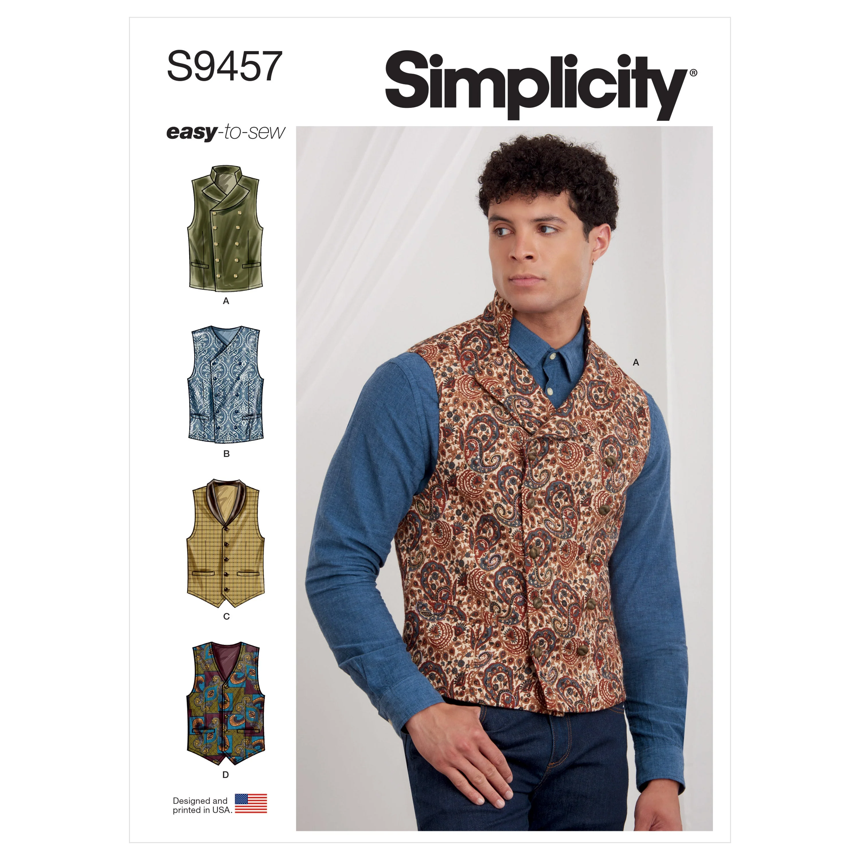 Simplicity Pattern S9457 Men