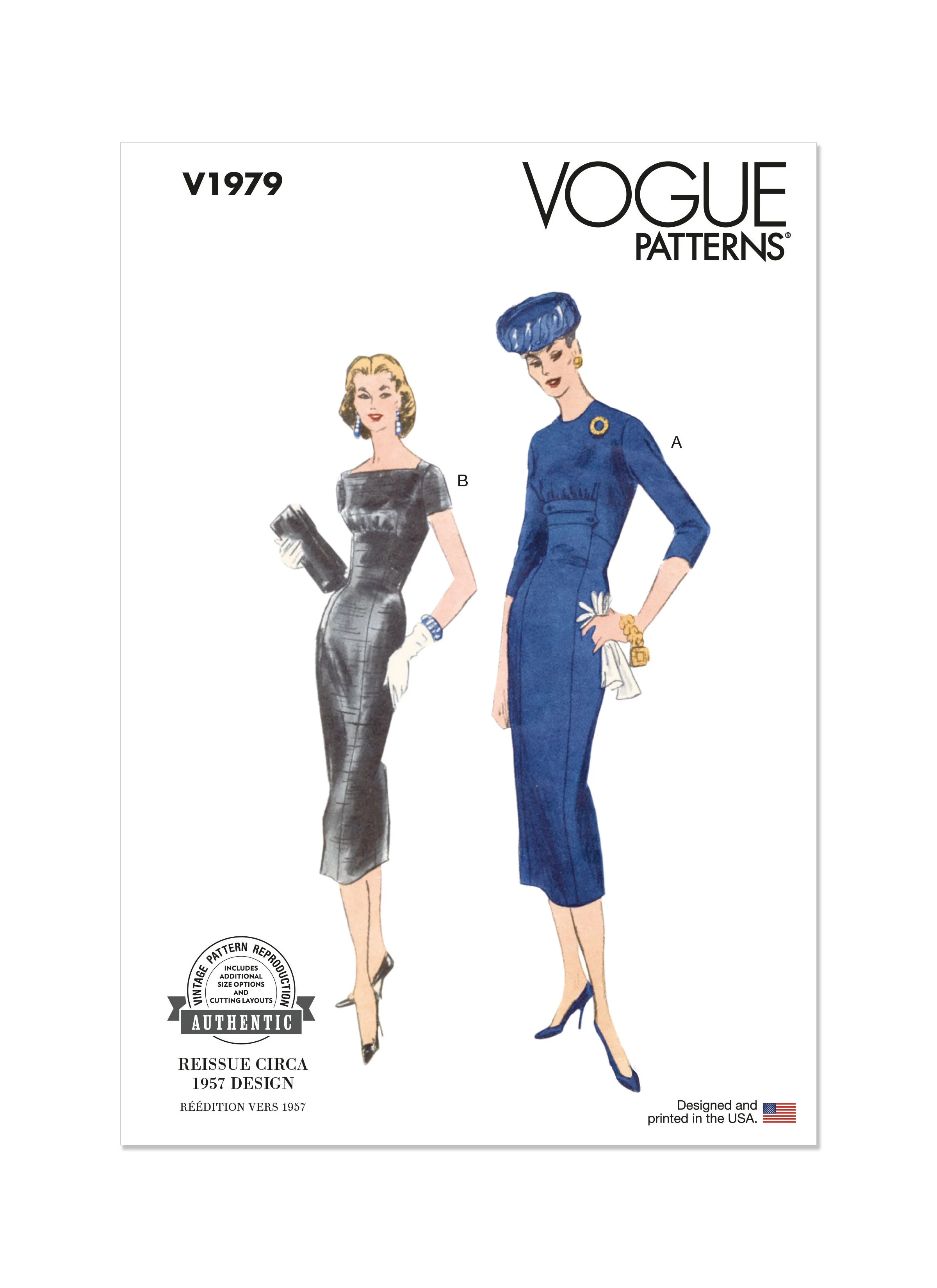 Vogue Pattern V1979 Misses