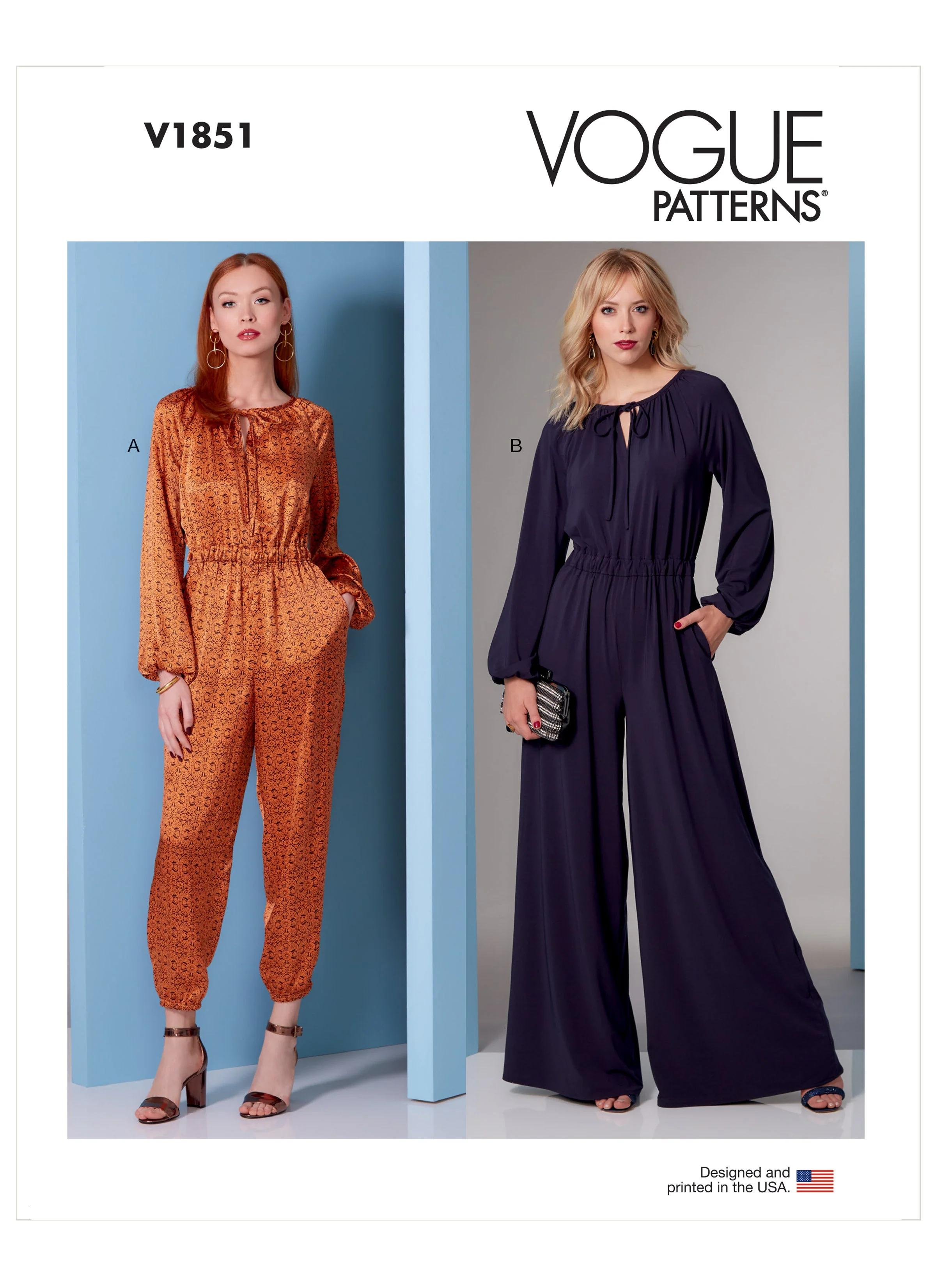 Vogue Pattern V1851 Misses/Petite Jumpsuit