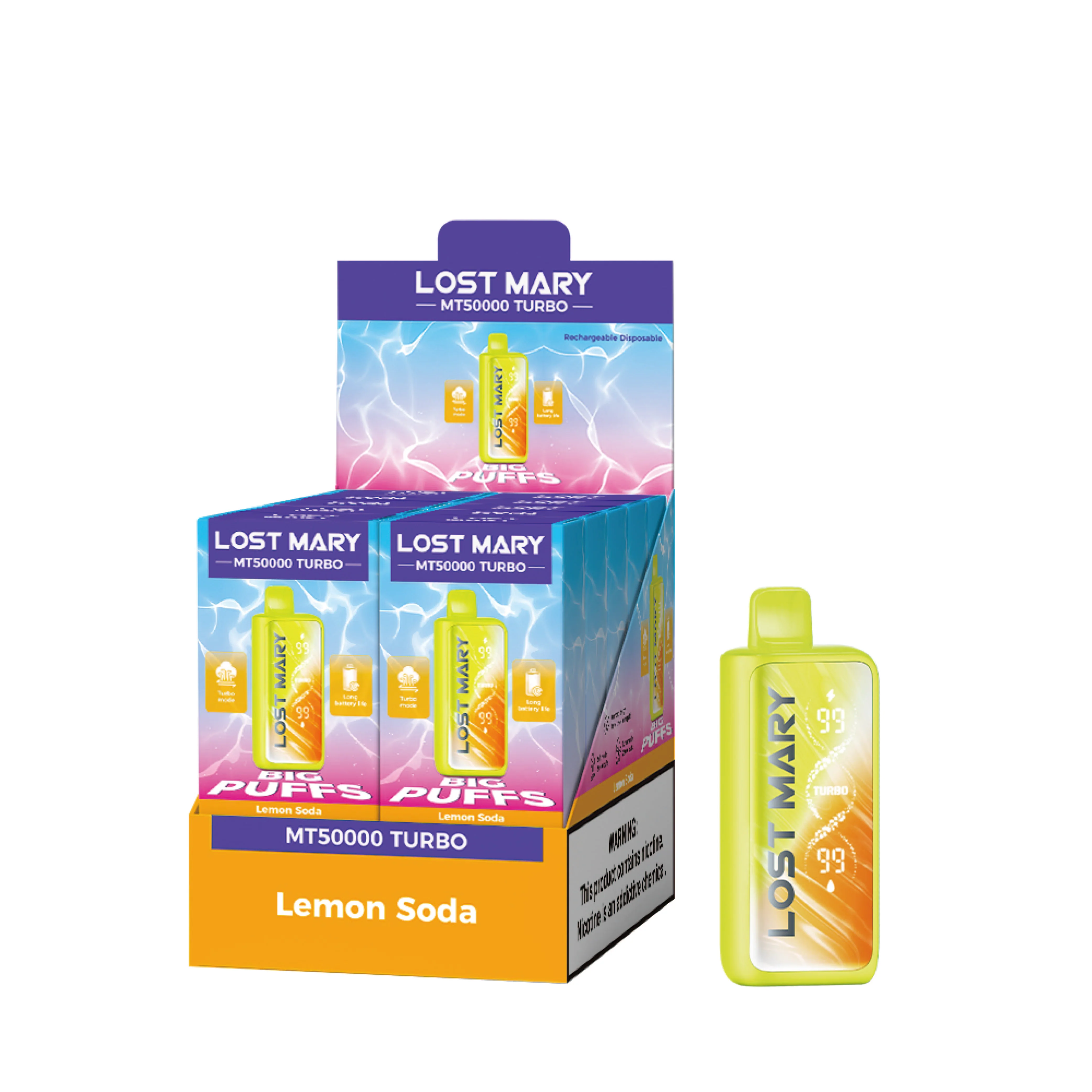 LOST MARY MT50K Turbo oplaadbare wegwerpvape (alle smaken)
