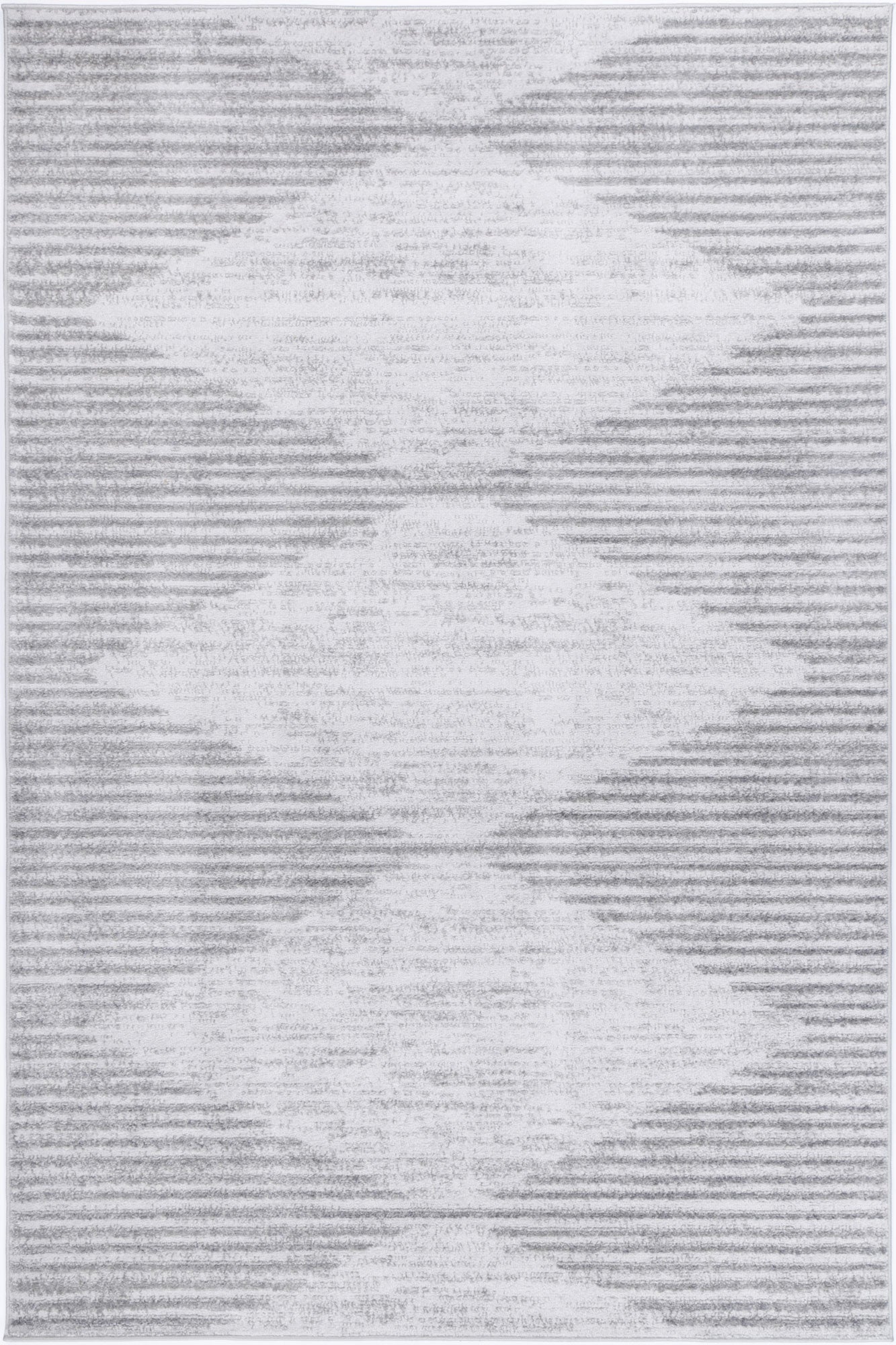 Christina Diamond Grey Contemporary Rug