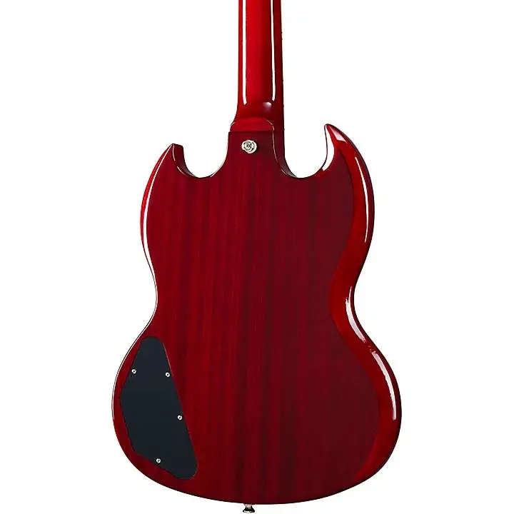 Gitara elektryczna Epiphone SG Standard – klasyczne wykończenie w kolorze wiśniowo-czerwonym, dwa przetworniki humbucker, smukły profil gryfu