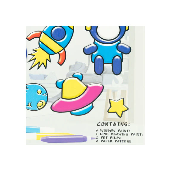 Little Makr Create Your Own Window Art, Space