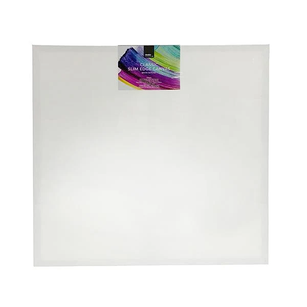 Makr - 30x30in Classic Slim Edge Canvas White