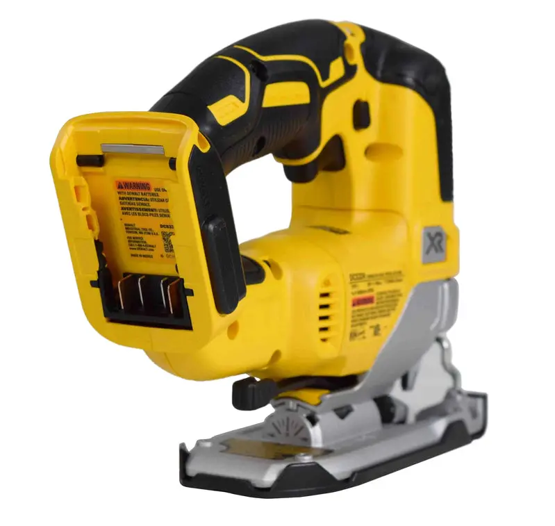 Wyrzynarka akumulatorowa DEWALT DCS334B 20V MAX XR z silnikiem bezszczotkowym, 3200 obr./min, oświetleniem LED, samo narzędzie (bez akumulatora).