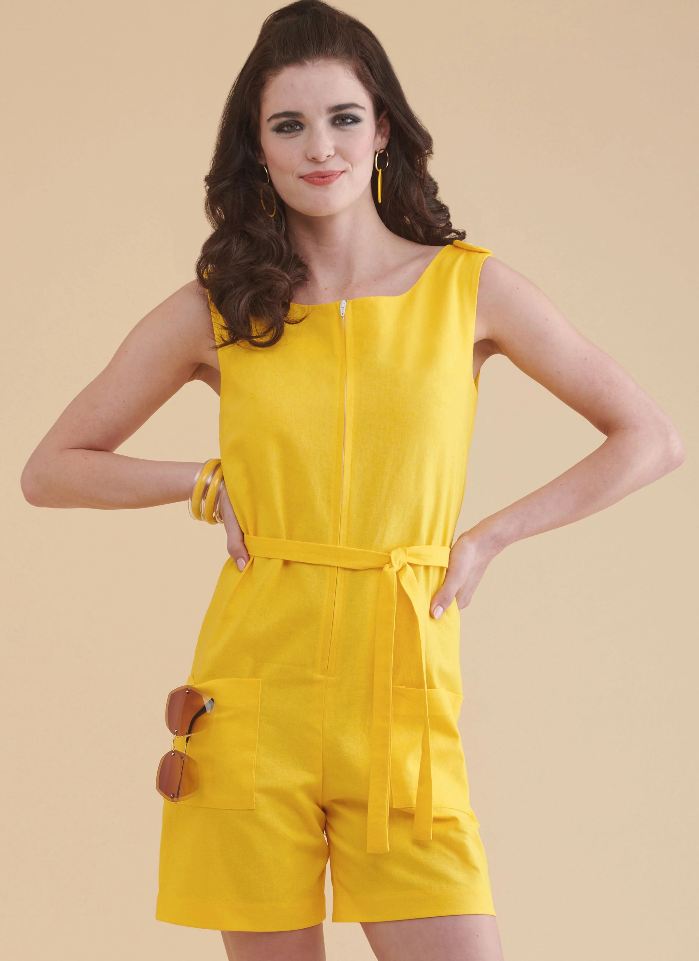 Simplicity Pattern 9792 Misses' Jumpsuit in Two Lengths