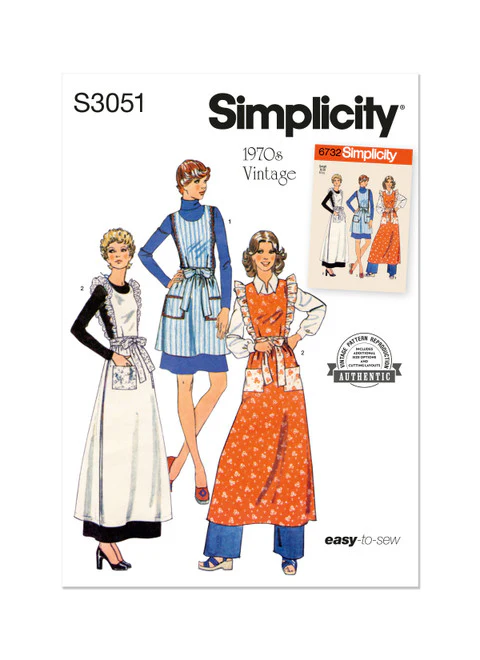 Simplicity Pattern SS3051 1970s Misses