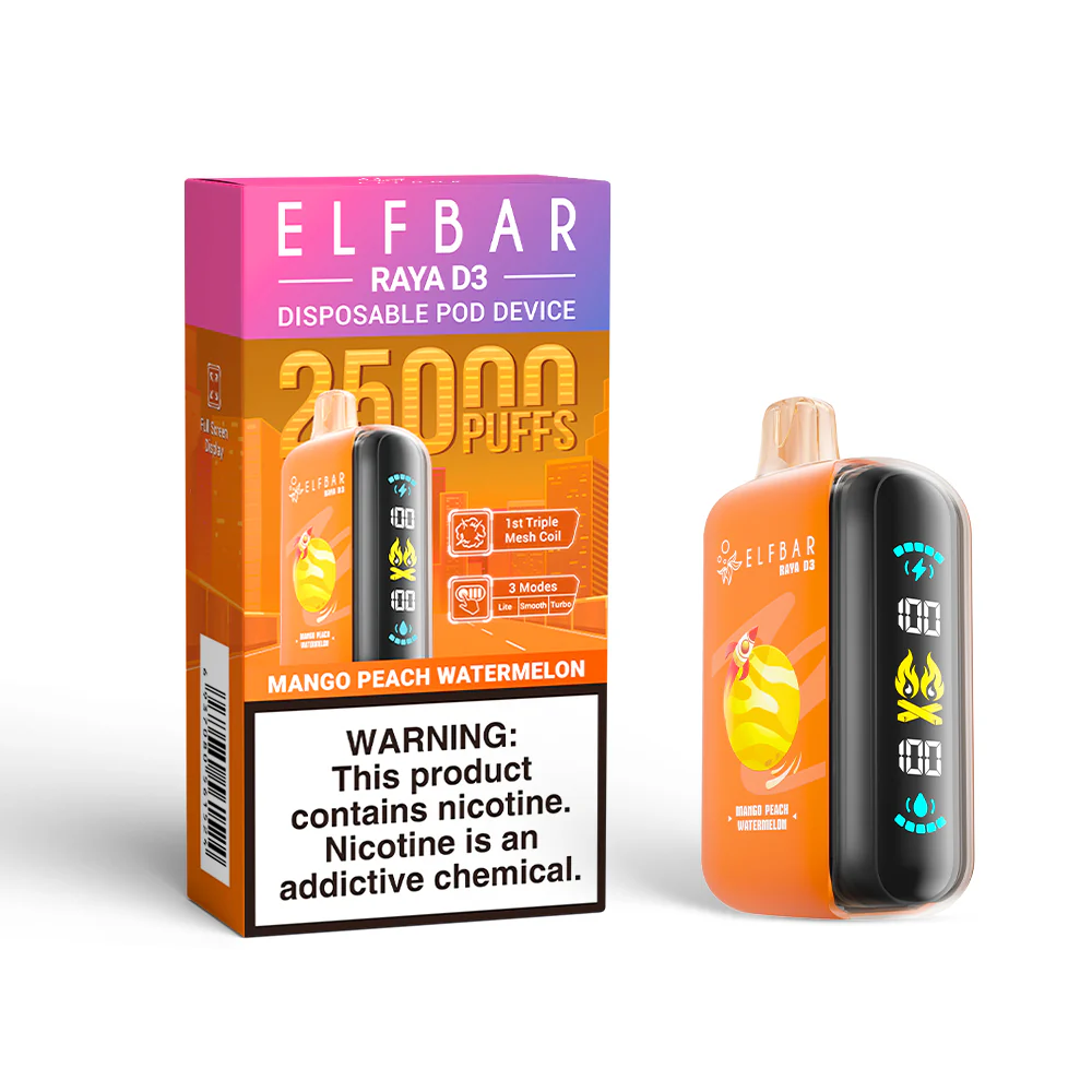 ELFBAR RAYA D3 wegwerpvape (alle smaken)