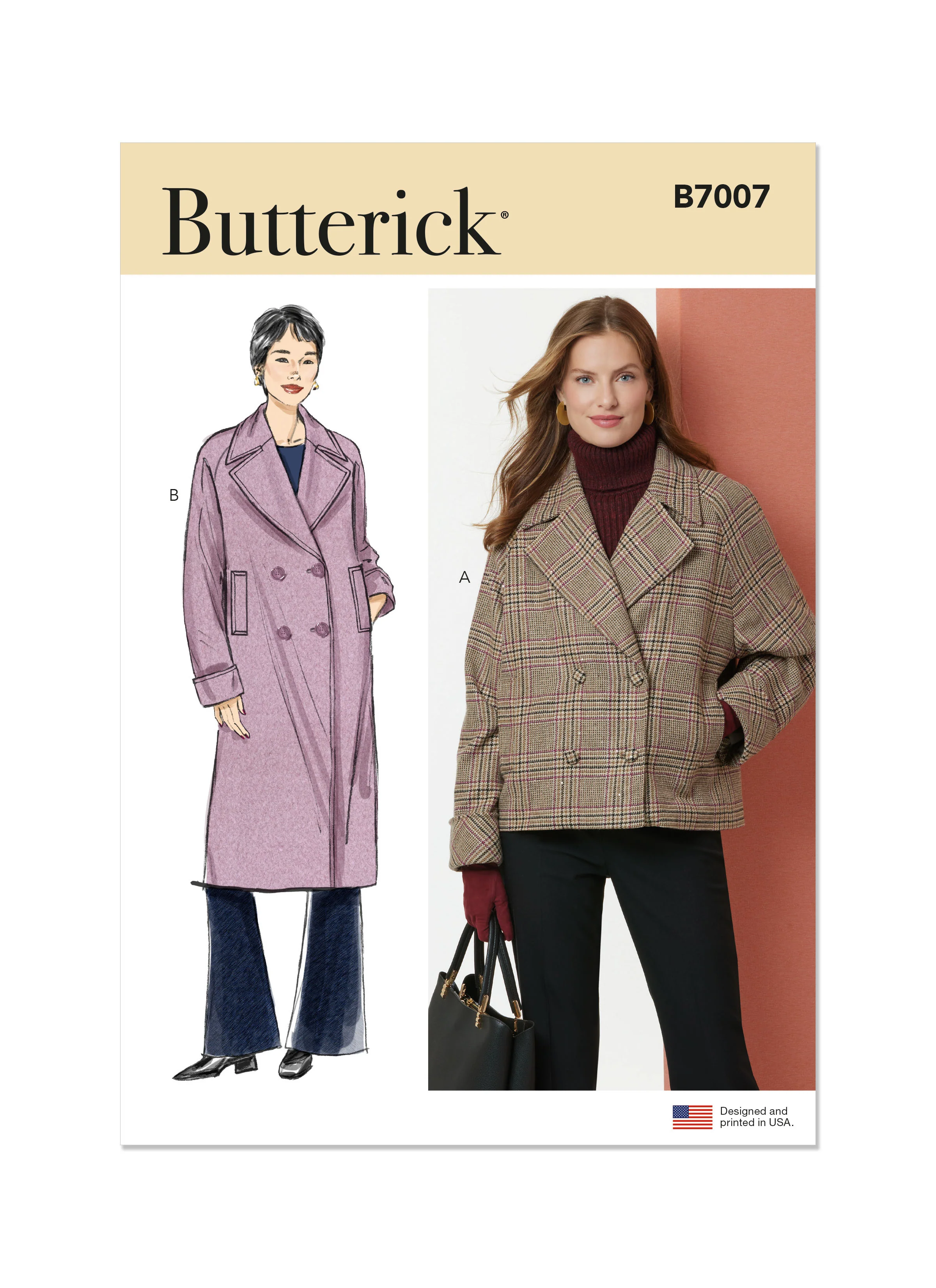 Butterick Pattern B7007 Misses' Jacket