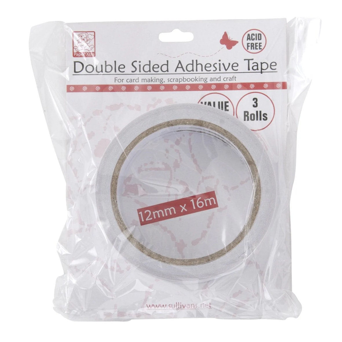 Sullivans Adhesive Tape Value Pack- 12mm