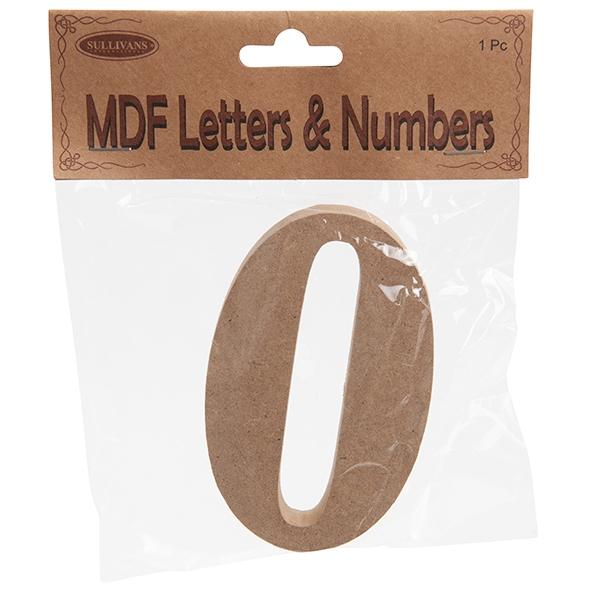 MDF Number 0- 10.5 x 1.5cm