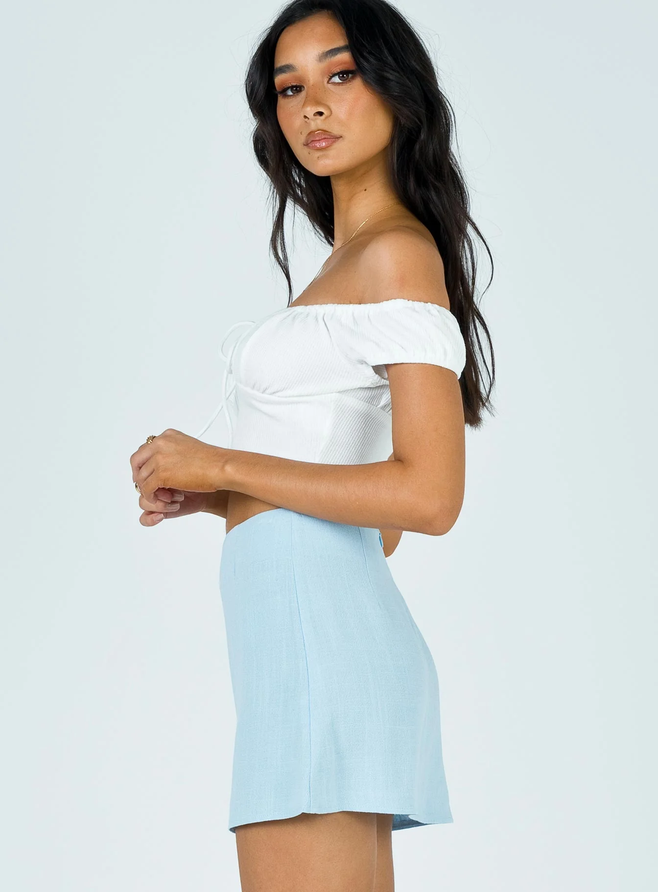 Selby Mini Skirt Blue