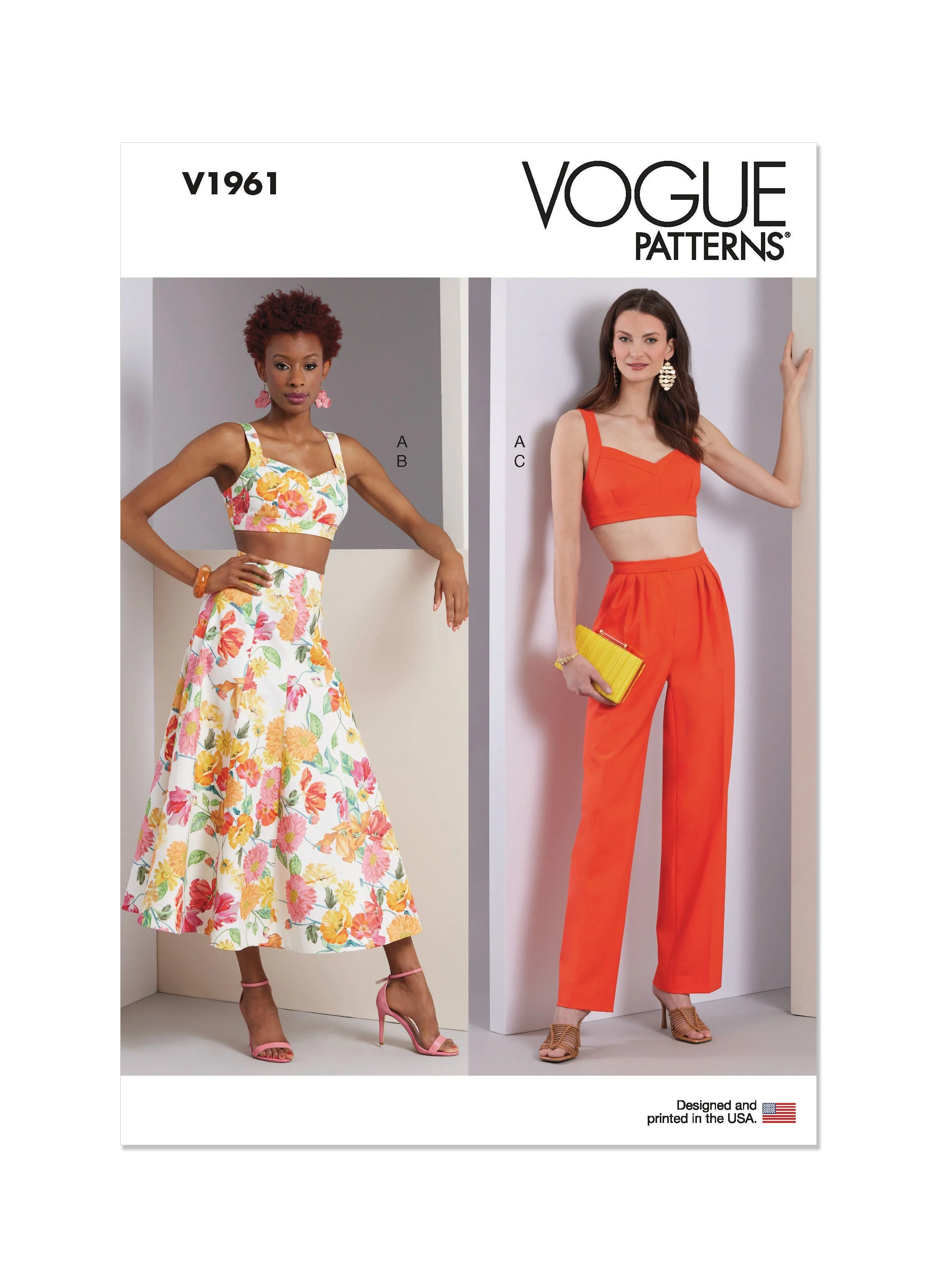 Vogue Pattern V1961 Misses