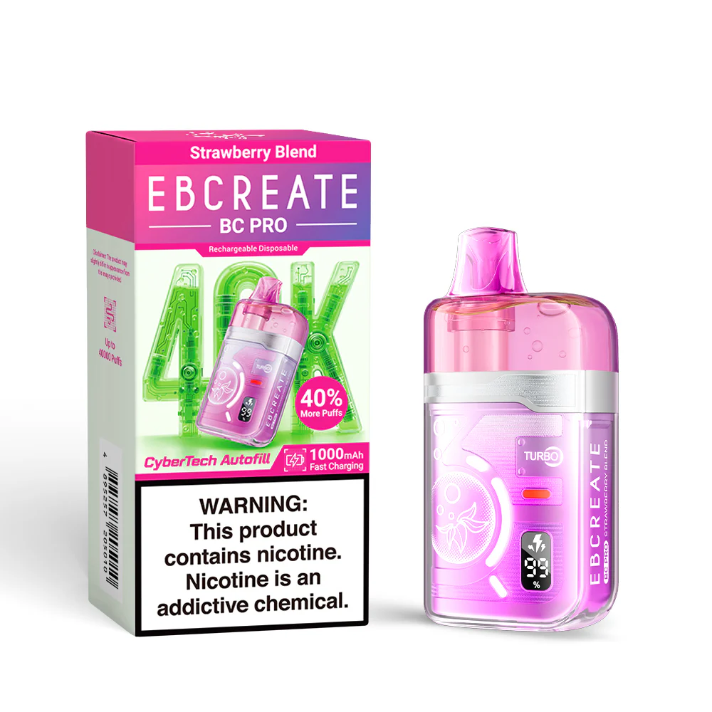 EBCREATE BC PRO oplaadbare wegwerpvape (alle smaken)