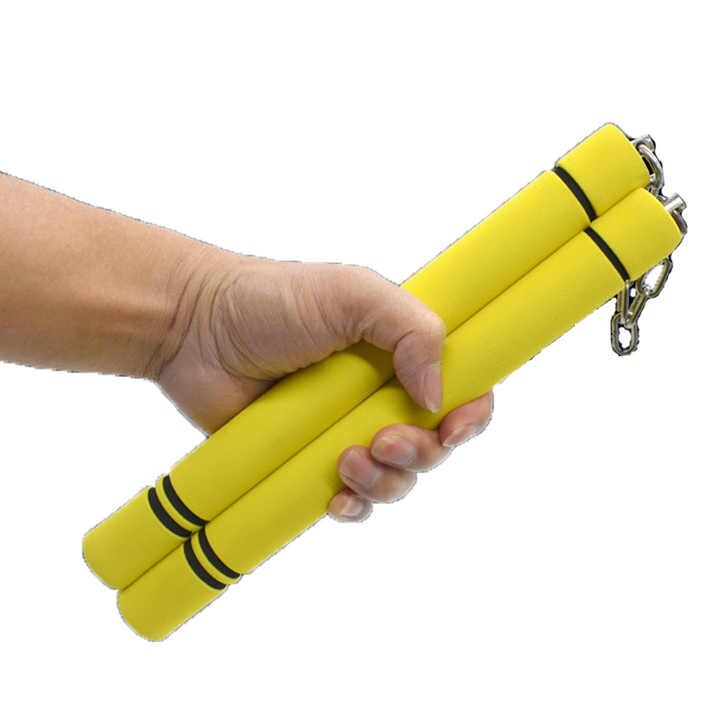 Sale Metal Nunchaku Daily Fitness Soft Design Colorful Eva Foam Nunchaku