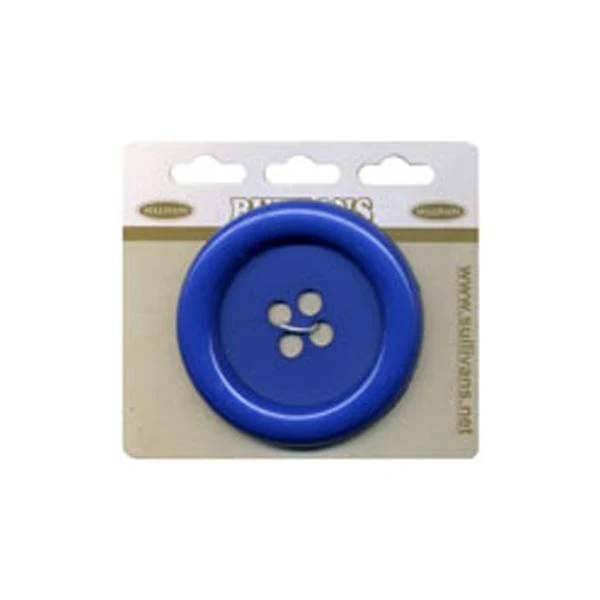 Sullivans Plastic Button, Royal- 63 mm