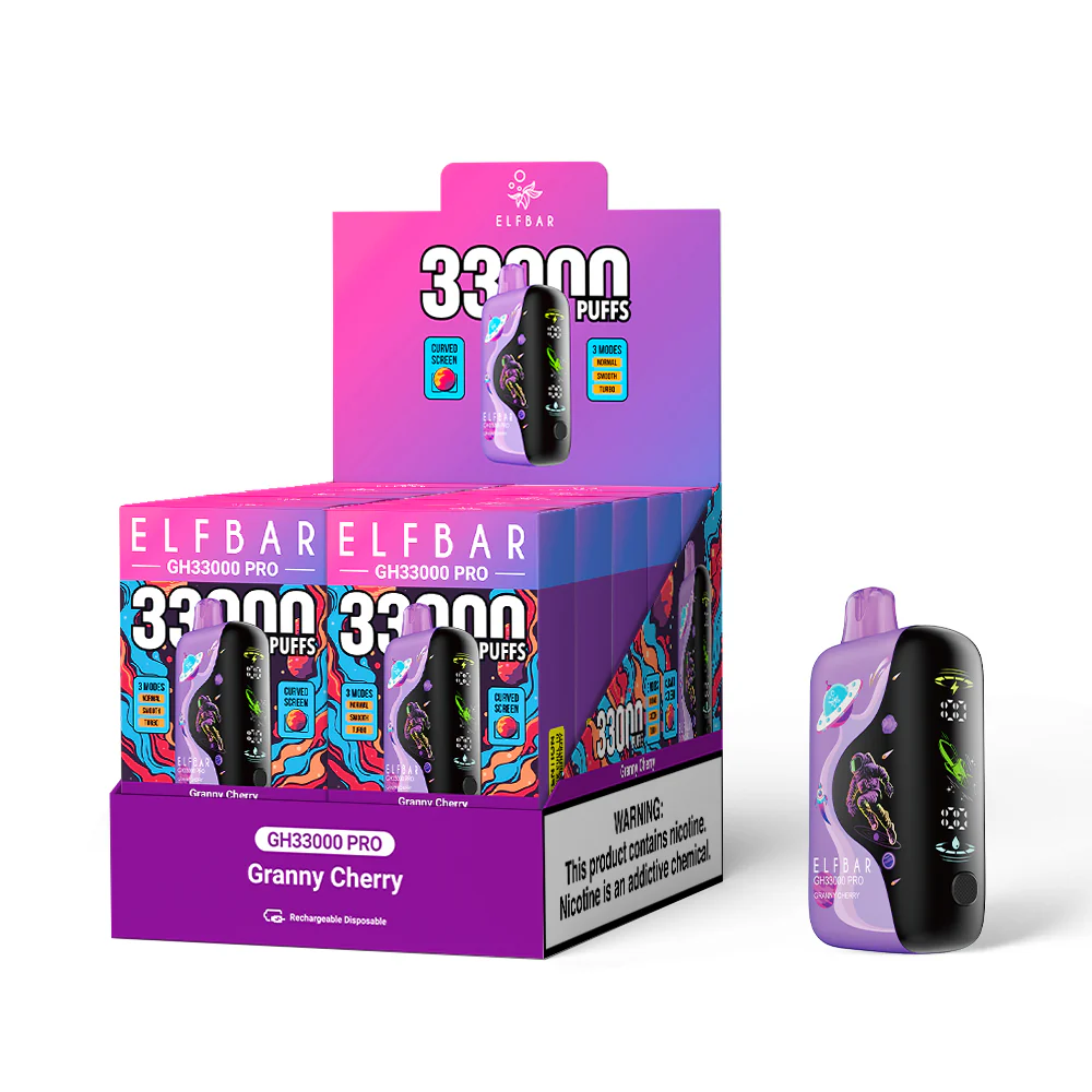 ELFBAR GH33000 PRO oplaadbare wegwerpvape (alle smaken)