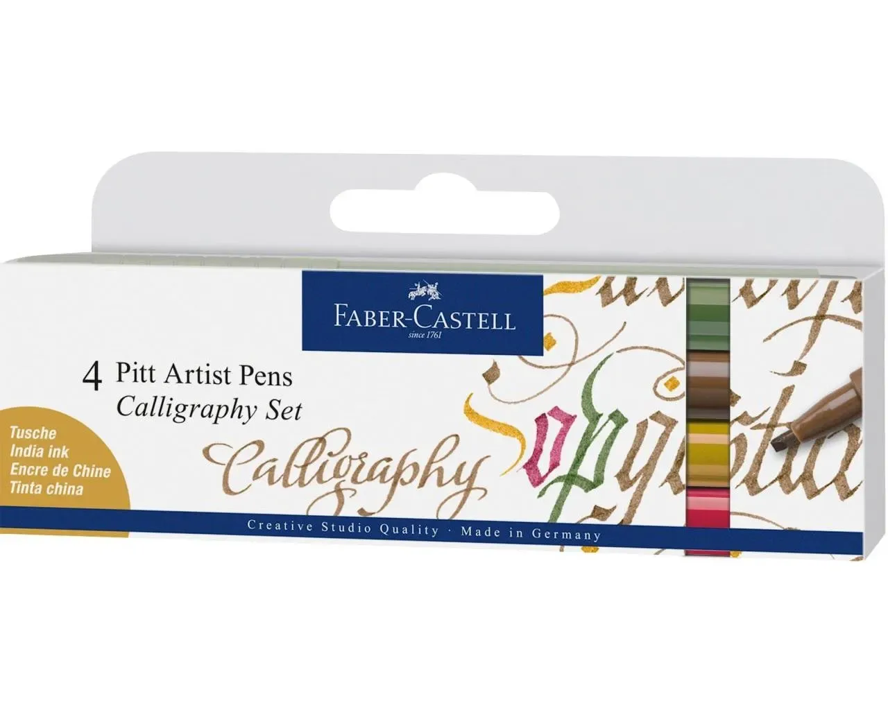 Pitt Artist Calligraphy Pens Assorted- 4pk