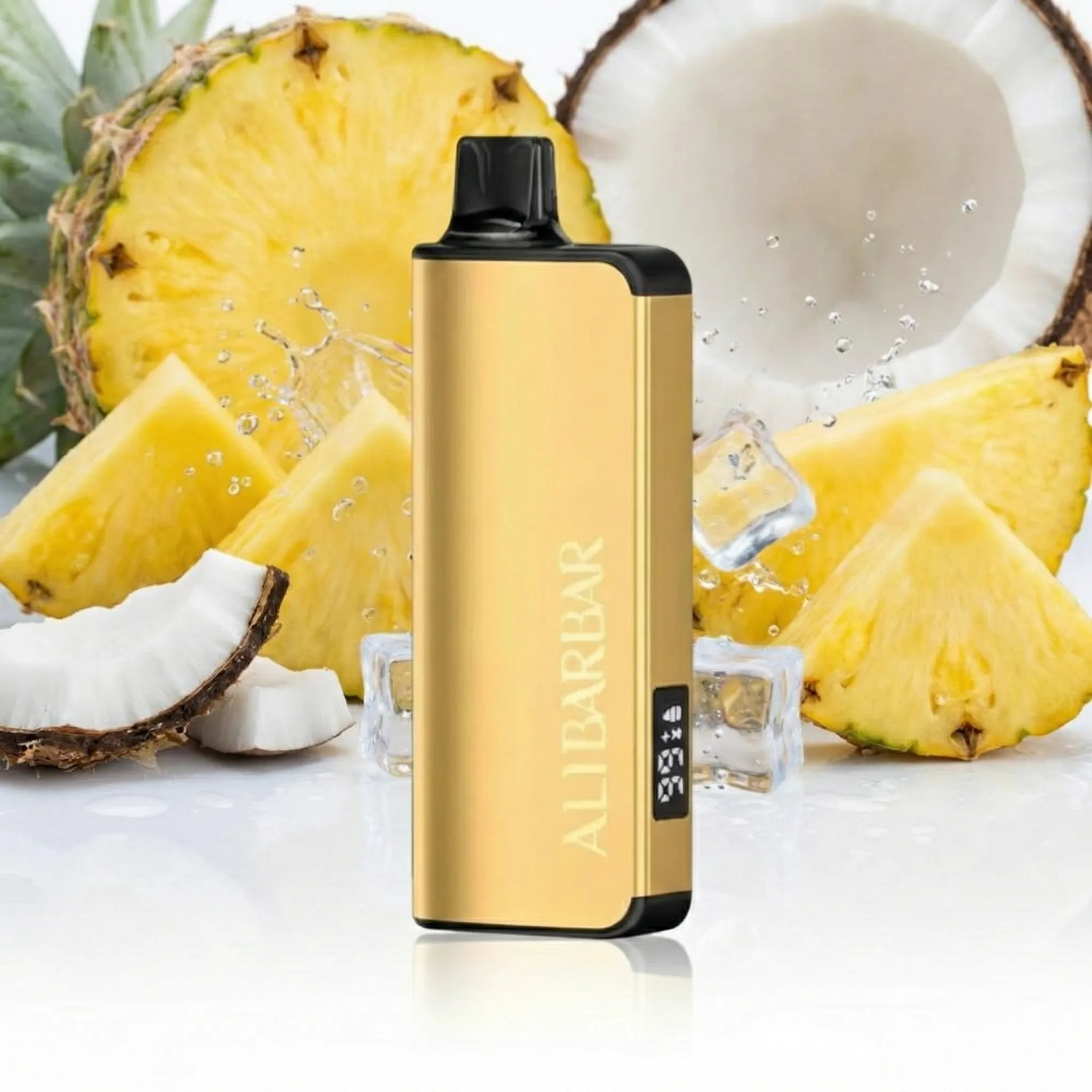 ALIBARBAR INGOT 9000 Puffs Pineapple Coconut - VAPE WAREHOUSE -