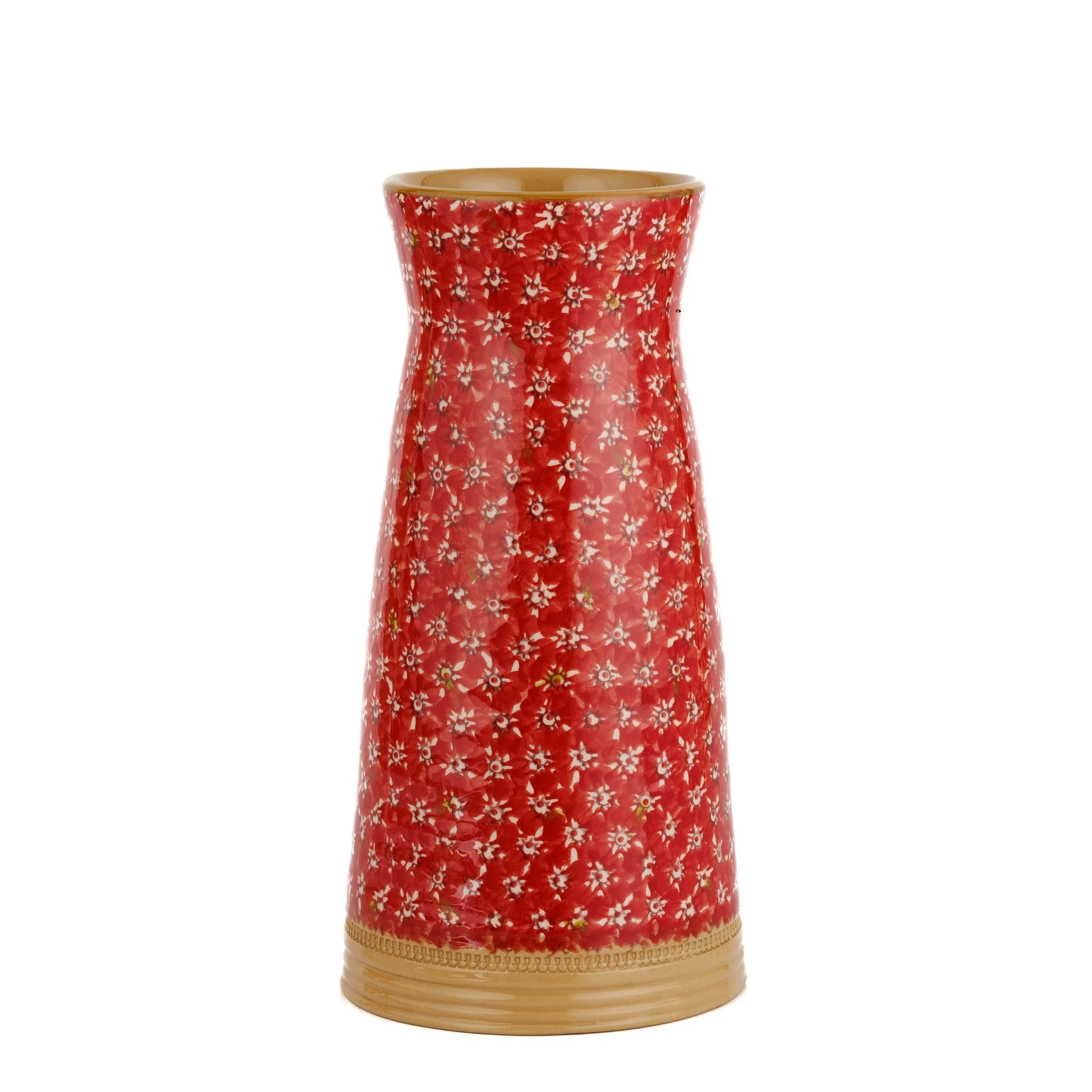Large Tapered Vase Red