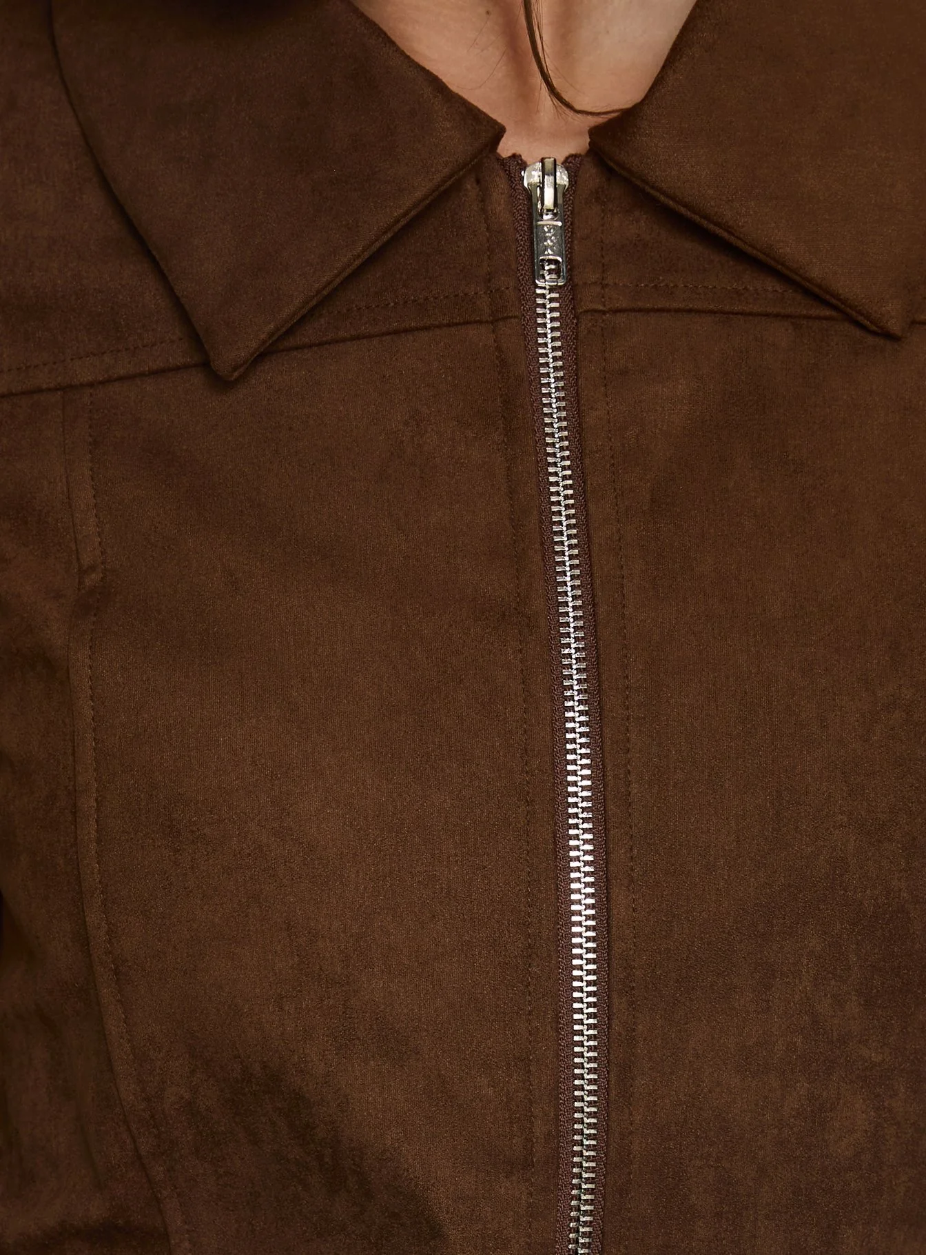 Dakohda Fringe Jacket Chocolate Brown