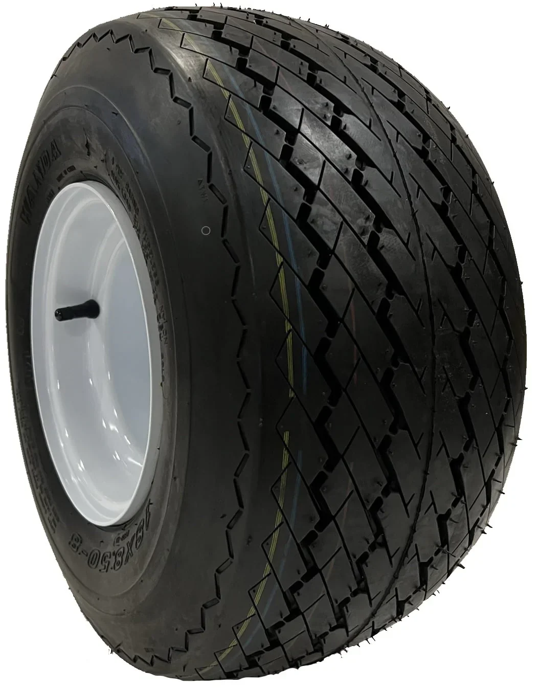 4 - Pk Golf Cart Tire Rim Mounted 18 - 850 - 8 18X8.50 - 8 18 x 8.5 x 8 White 4 Lug Hole