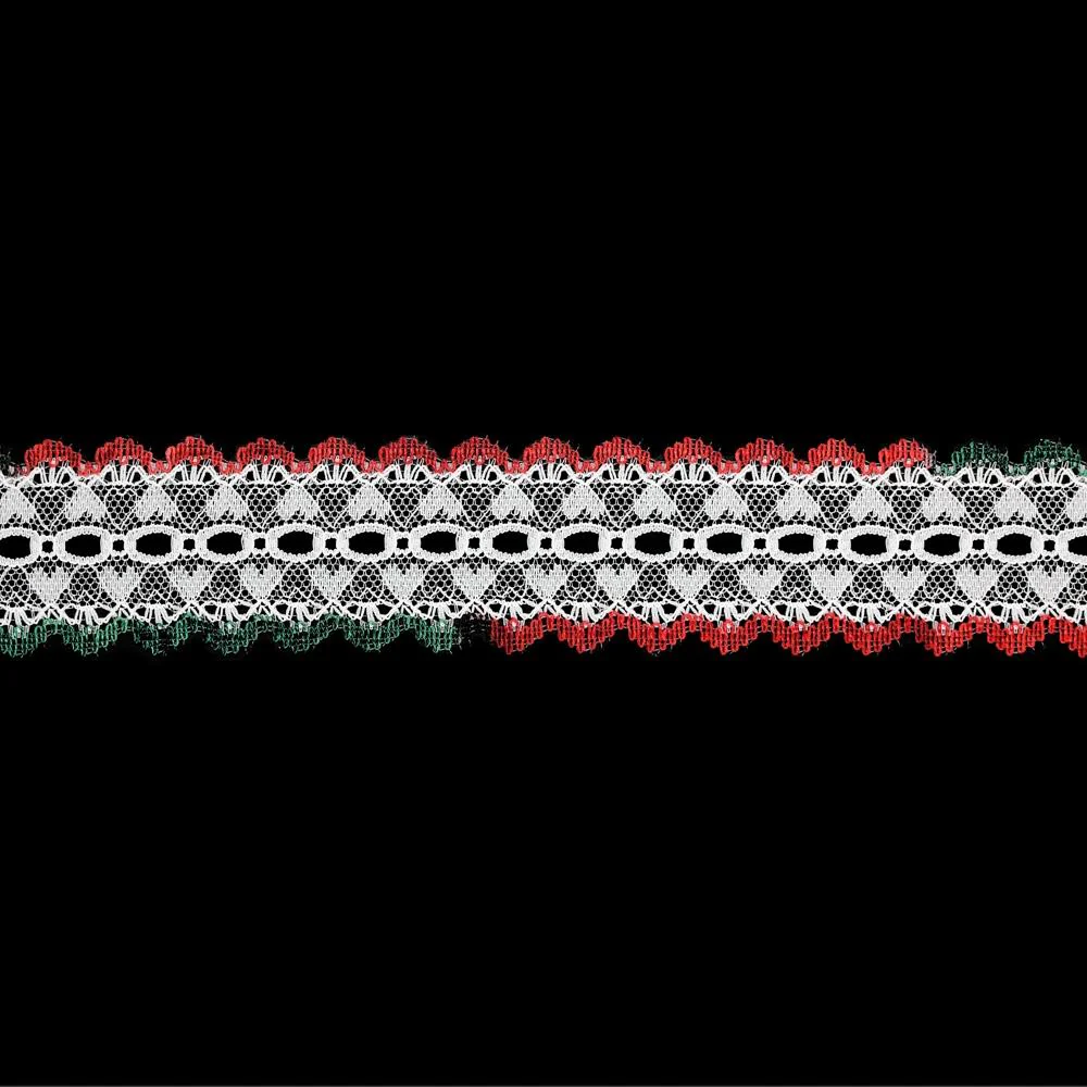 Sullivans Lace Eyelet Picot, Christmas- 38mm