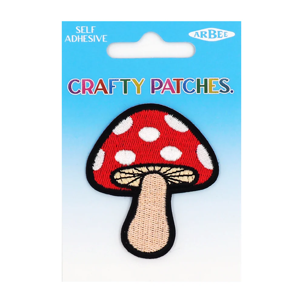 Arbee Crafty Patch, Mushroom- 1pc